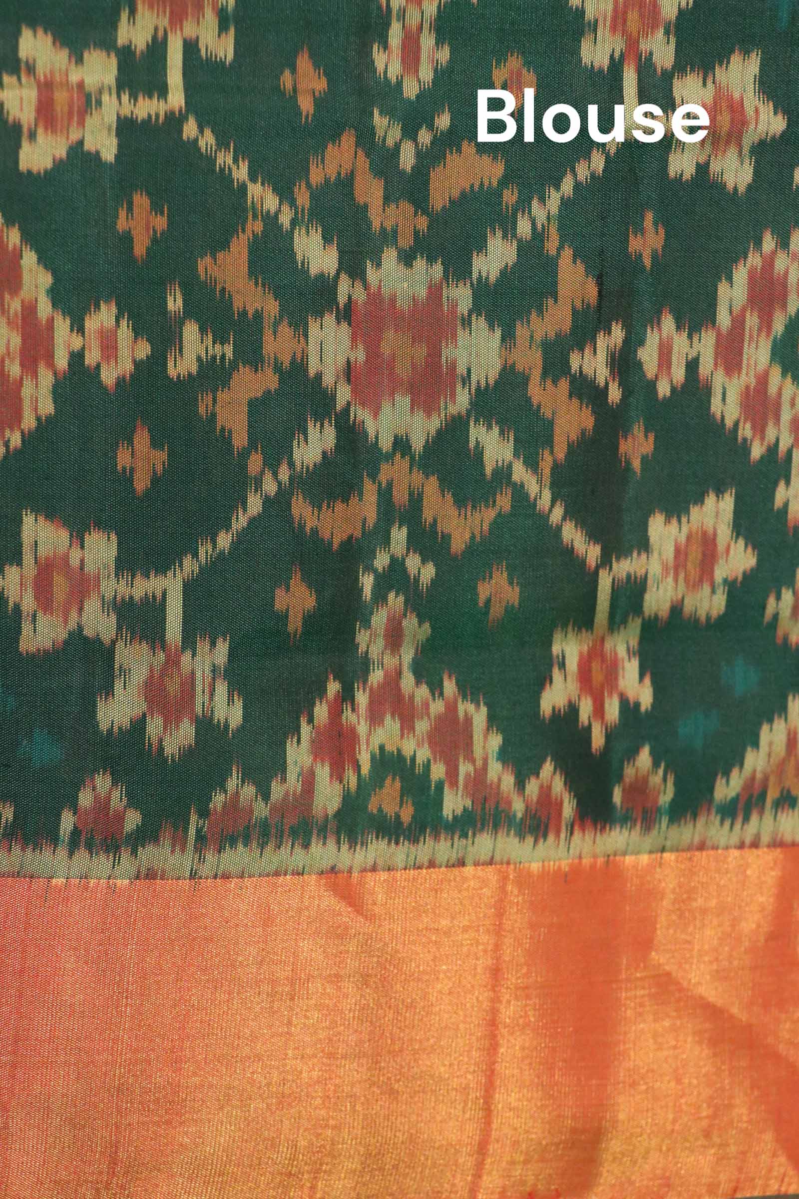 Pure Handloom Patola Ikat Silk Saree AL211558